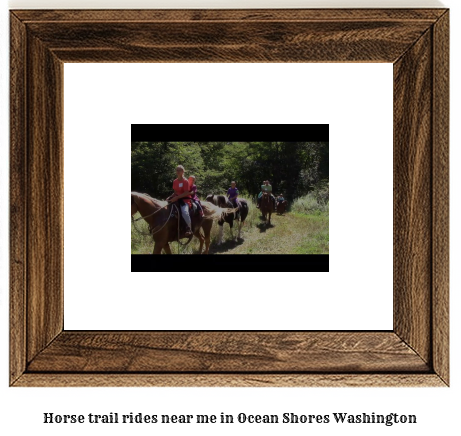 horse trail rides near me in Ocean Shores, Washington